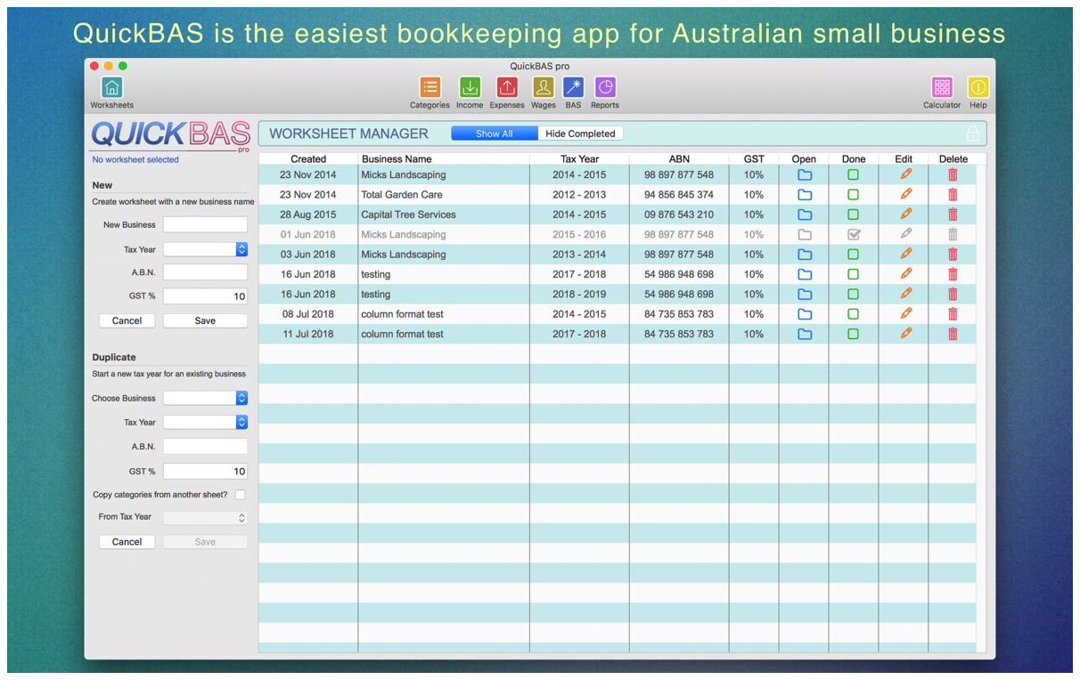 small business tax software for mac