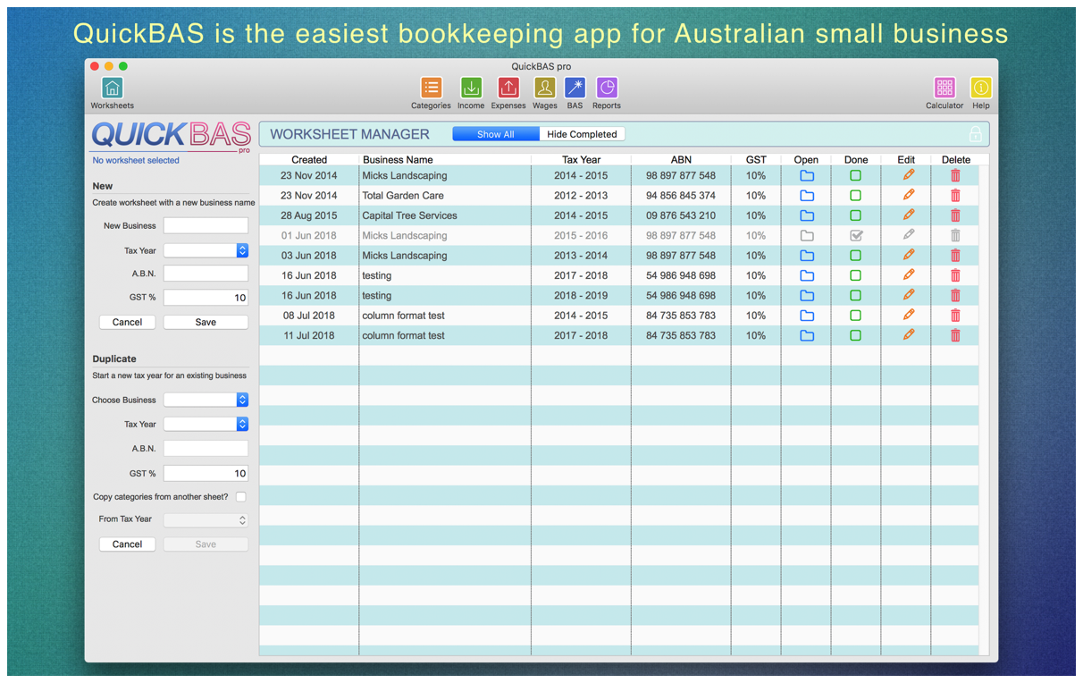 free accounting software for mac australia