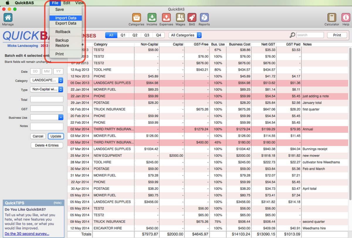 import qif file into quicken investment